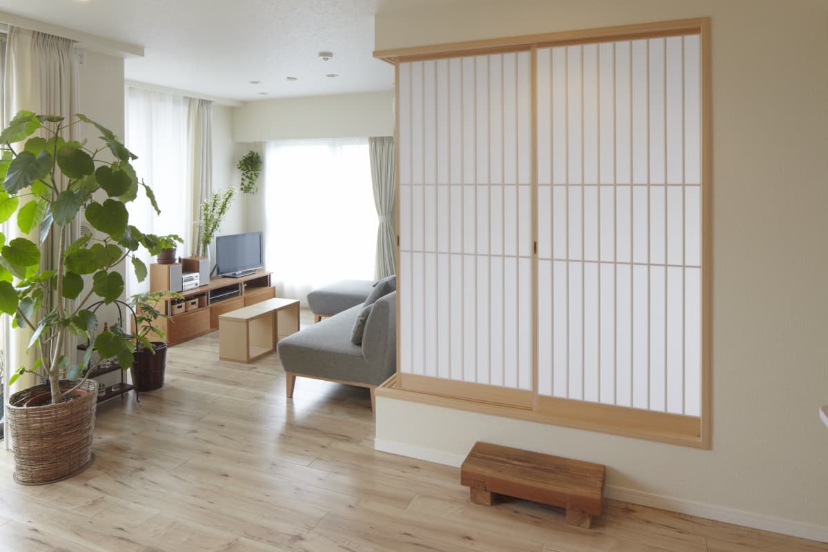 障子を閉じると独立した一部屋に