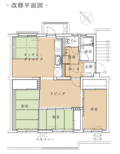 施工後間取り図