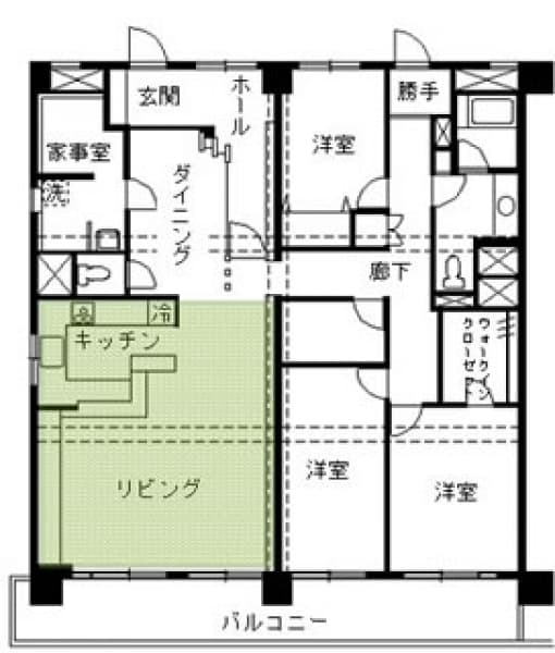 施工前間取り図