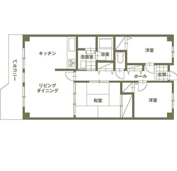 施工前間取り図