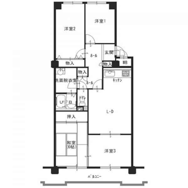 施工前間取り図