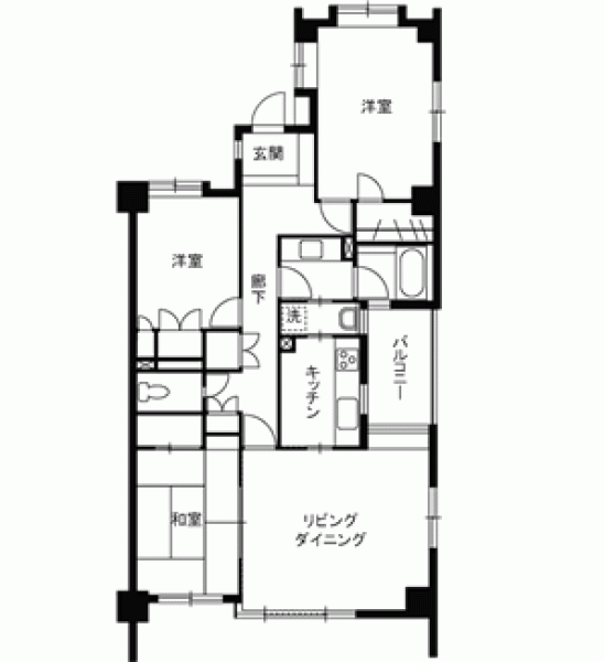 施工前間取り図