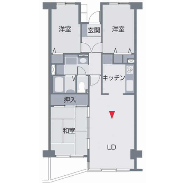 施工前間取り図