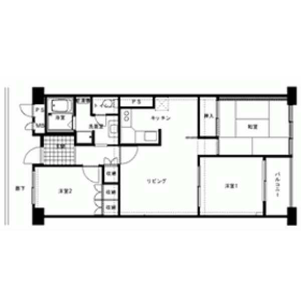 施工前間取り図