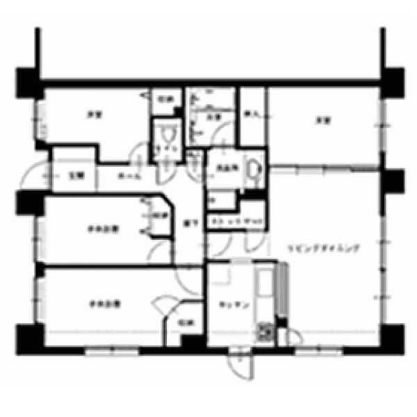 施工前間取り図