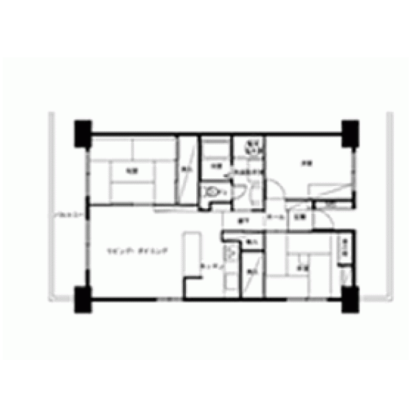 施工前間取り図