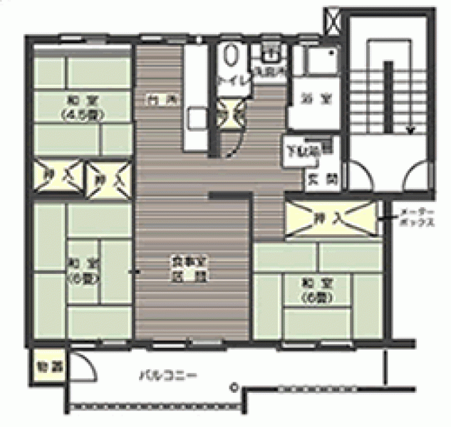 施工前間取り図