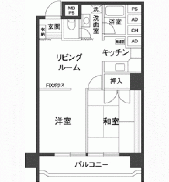 施工前間取り図