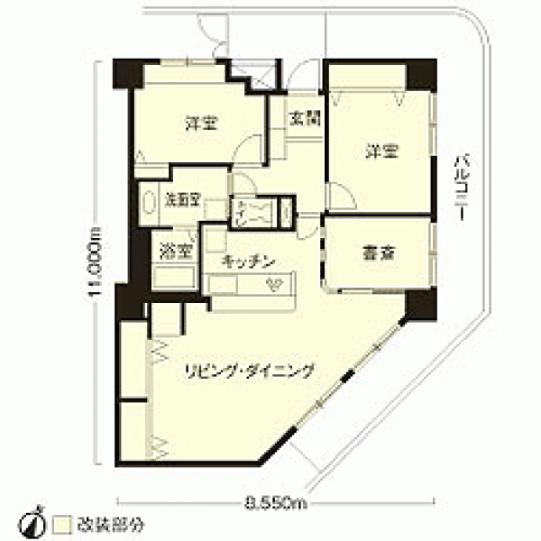 施工後間取り図