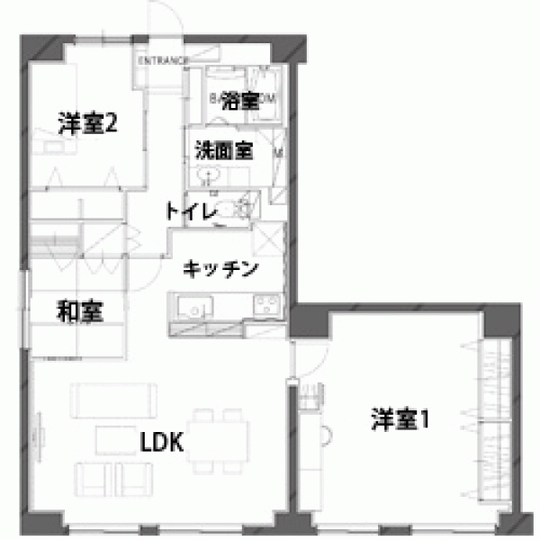 施工後間取り図