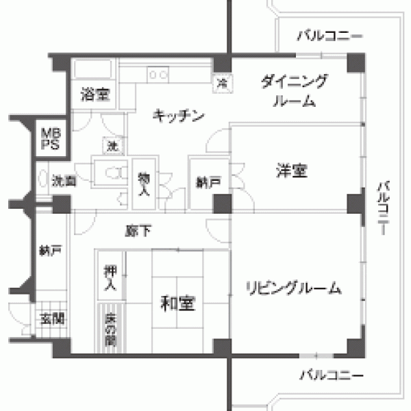 施工前間取り図