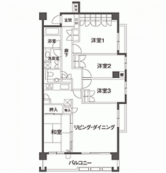 施工前間取り図