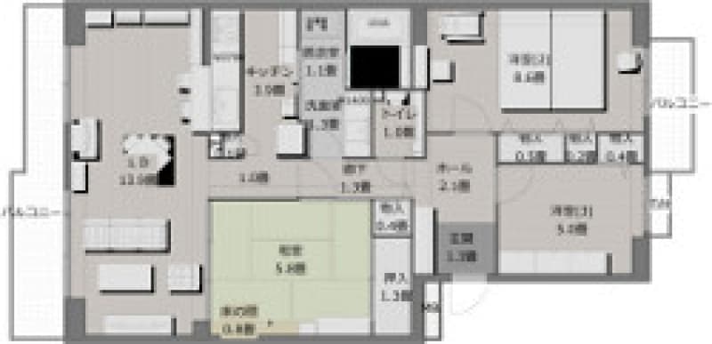 施工前間取り図