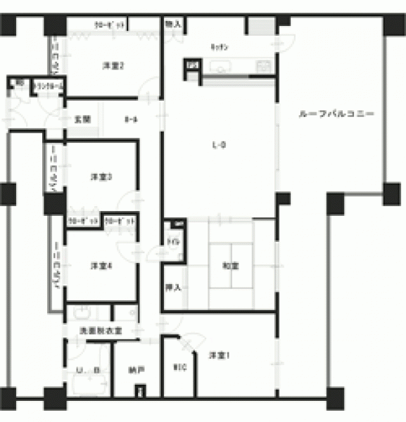 施工前間取り図