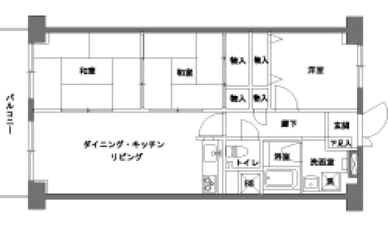 施工前間取り図