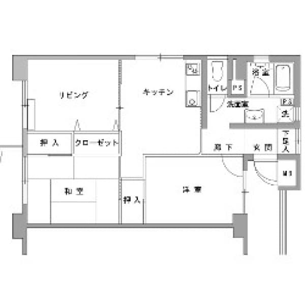 施工前間取り図