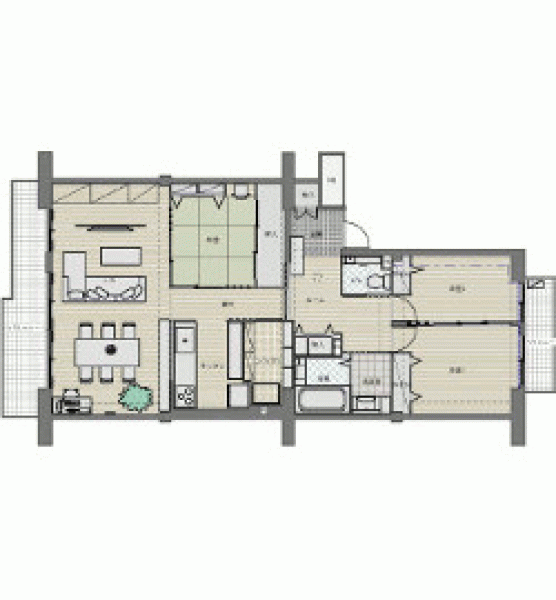 施工後間取り図