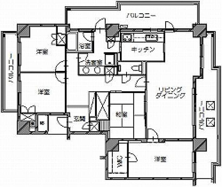 施工前間取り図