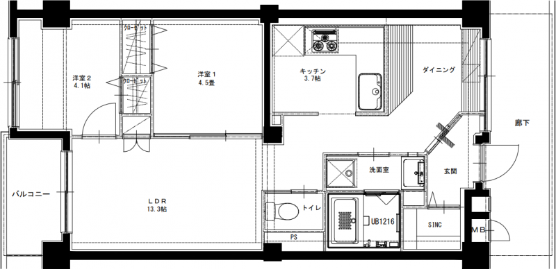 施工後間取り図