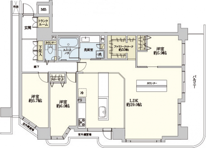 施工後間取り図