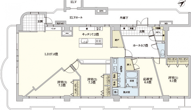 施工後間取り図
