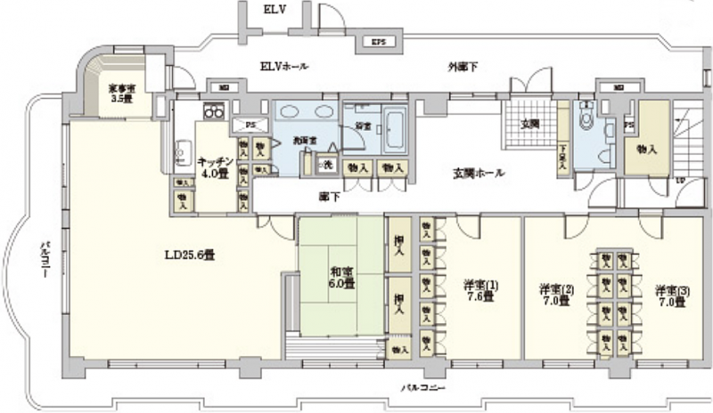 施工前間取り図