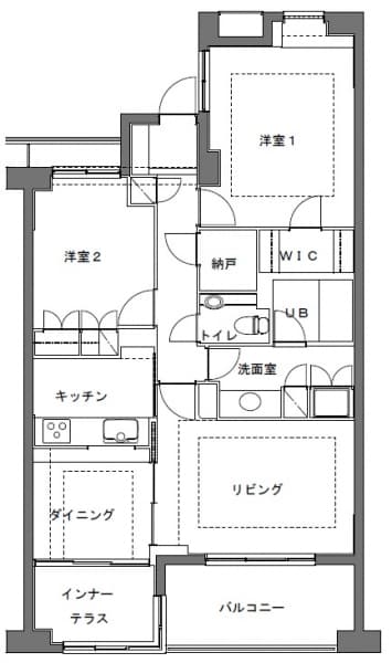 施工前間取り図