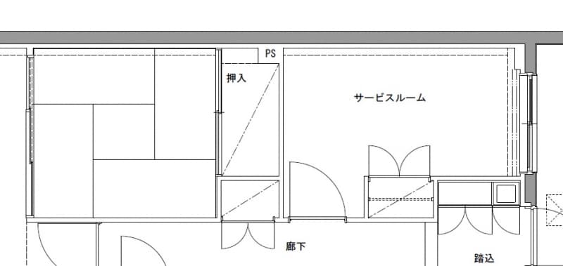 施工前間取り図