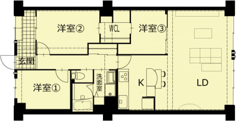 施工後間取り図
