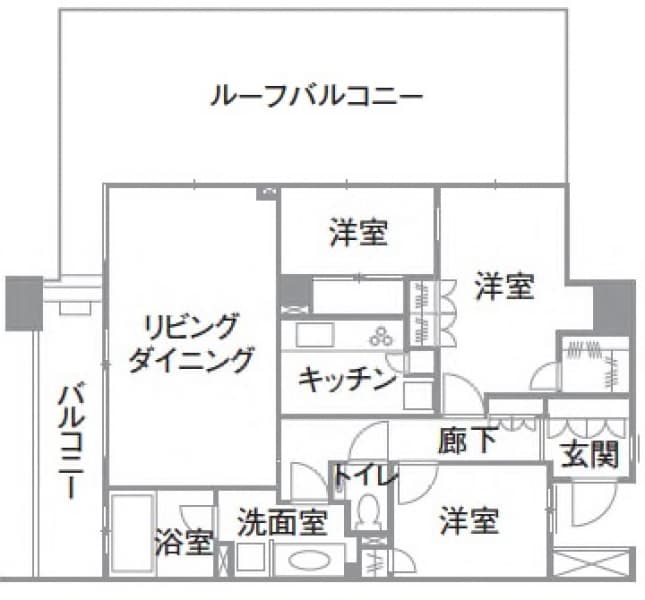 施工前間取り図