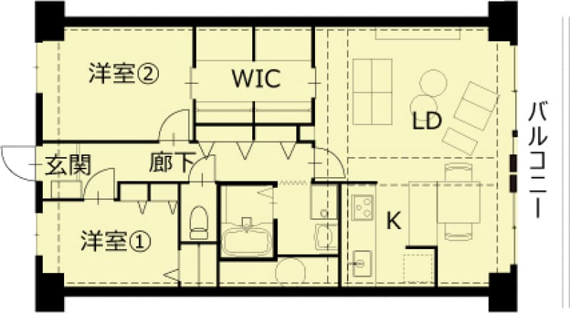 施工後間取り図