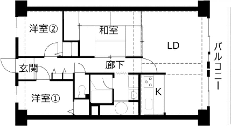 施工前間取り図