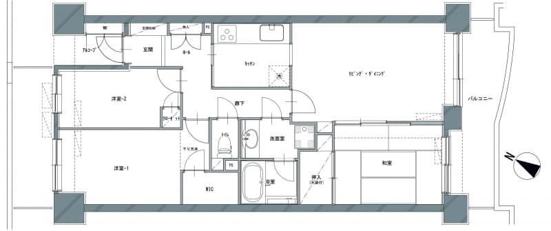 施工前間取り図