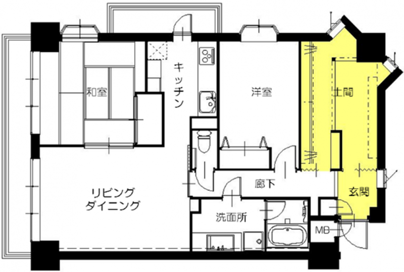 施工後間取り図