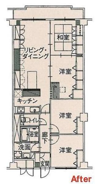 施工後間取り図