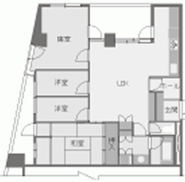 施工前間取り図